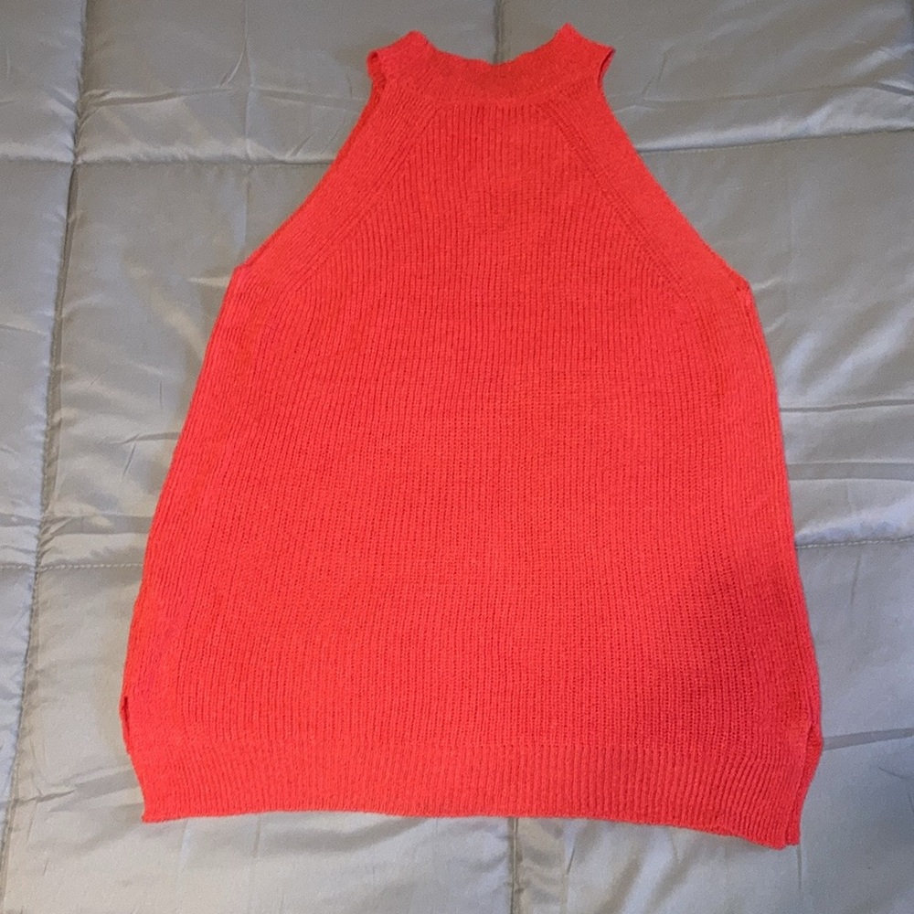 Sweater Tank in X Red